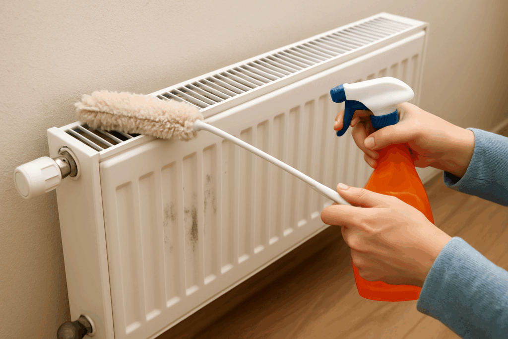 Radiator schoonmaken Action