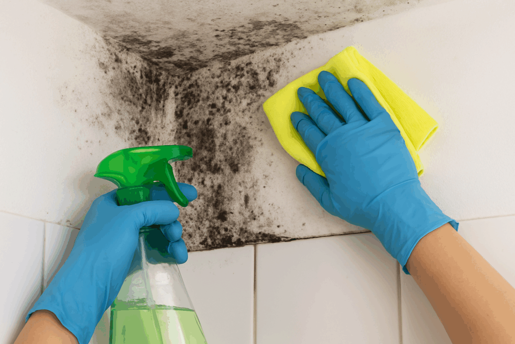 Schimmel schoonmaken