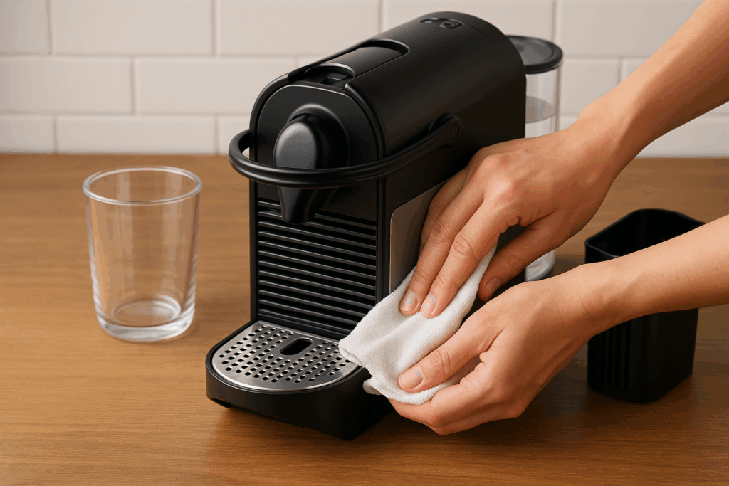 Nespresso schoonmaken