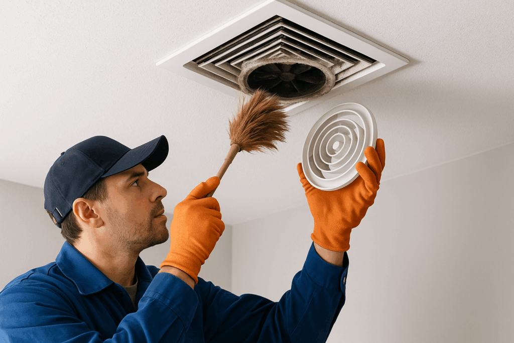 Mechanische ventilatie schoonmaken