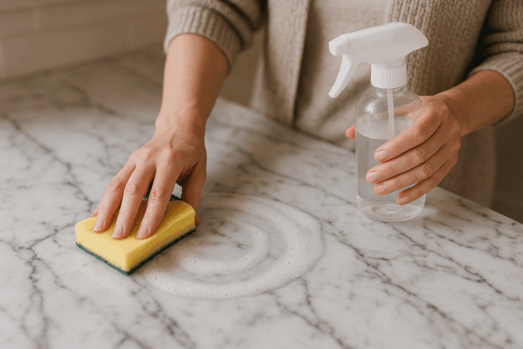 Marmer schoonmaken – Oma Weet Raadt