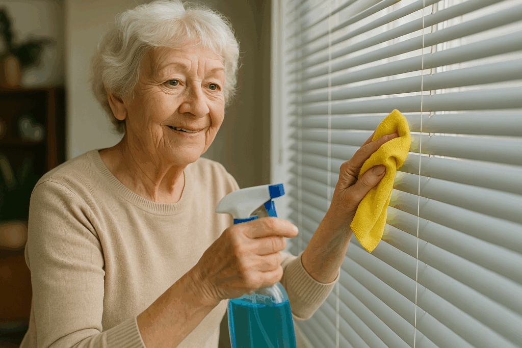 Luxaflex schoonmaken Oma Weet Raadt