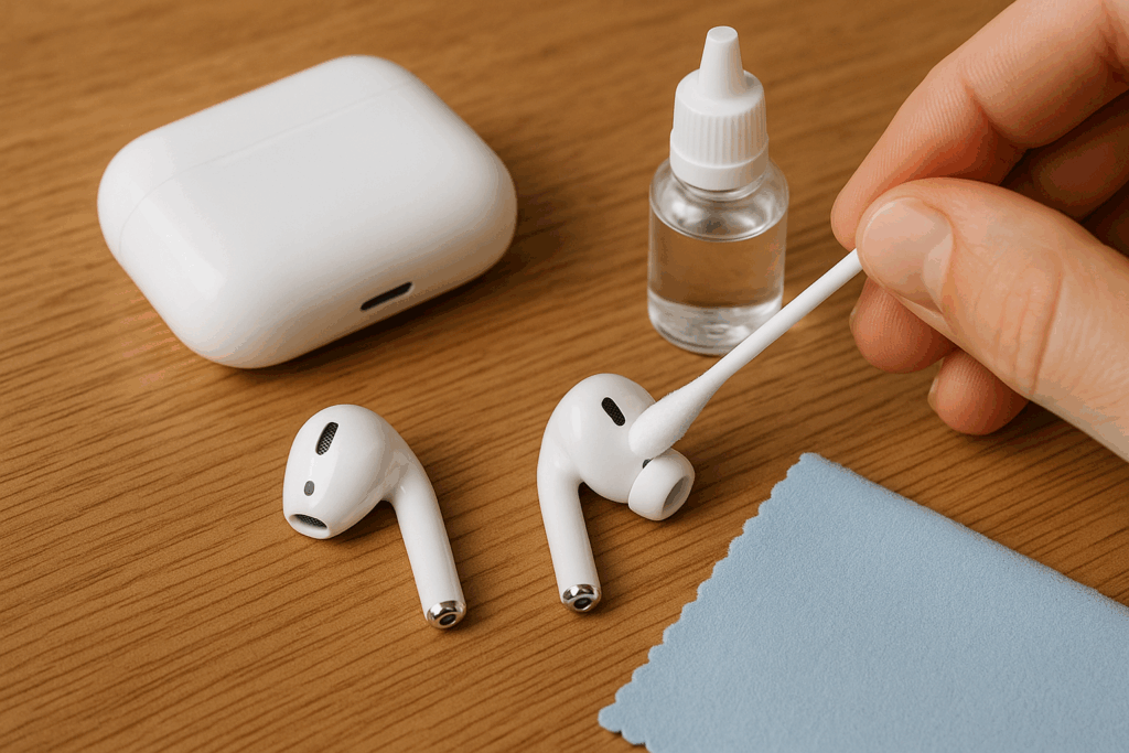 Oordopjes schoonmaken