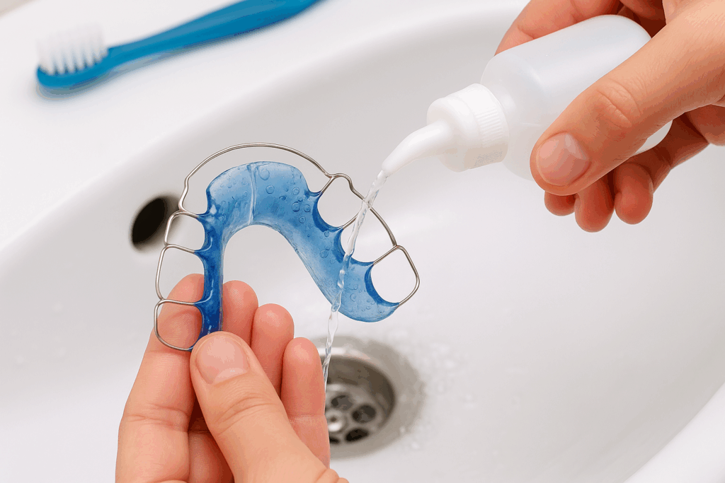 Nachtbeugel schoonmaken