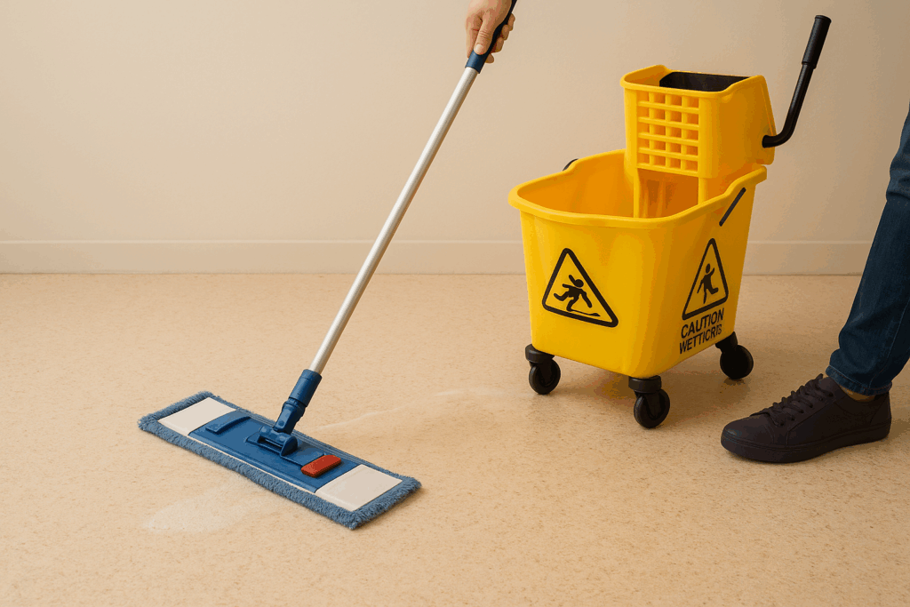 Marmoleum schoonmaken