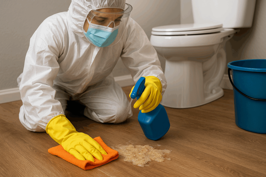 Norovirus schoonmaken