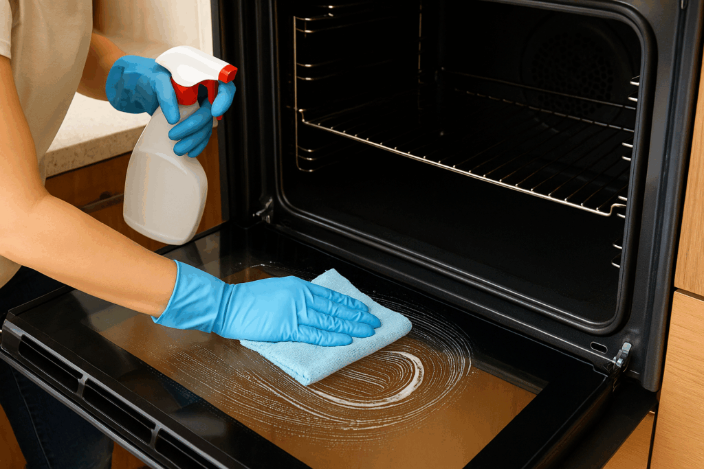 Ovenruit schoonmaken