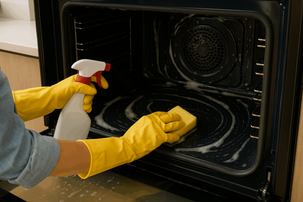 Oven schoonmaken