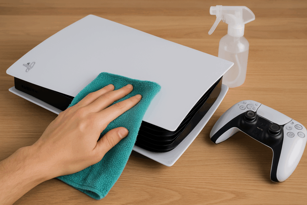 PS5 schoonmaken