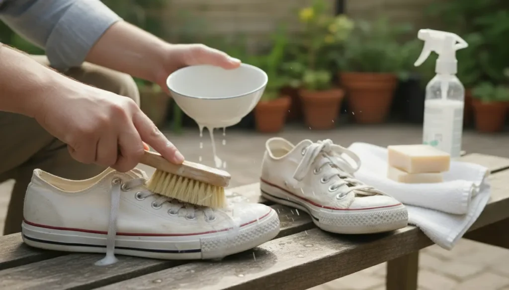 Stoffen schoenen schoonmaken: zo krijg je ze snel weer fris en netjes (zonder gedoe)