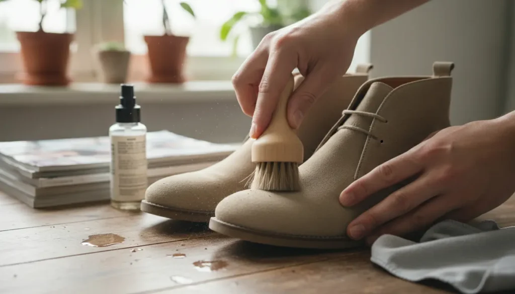 Suede schoenen schoonmaken: snelle, veilige stappen voor een frisse look