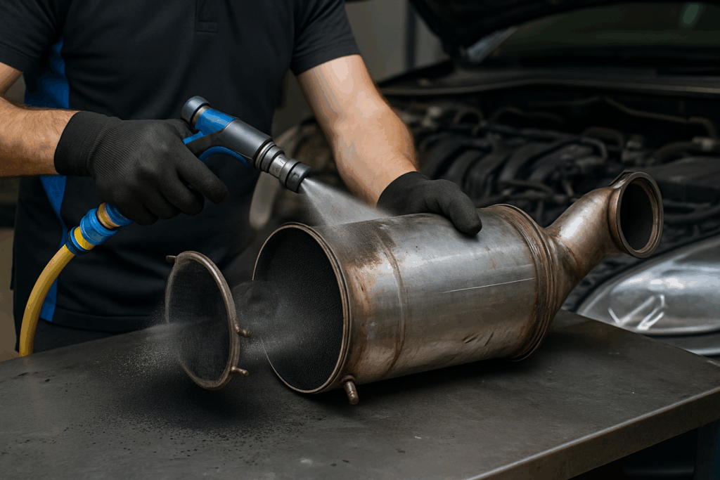 Roetfilter schoonmaken