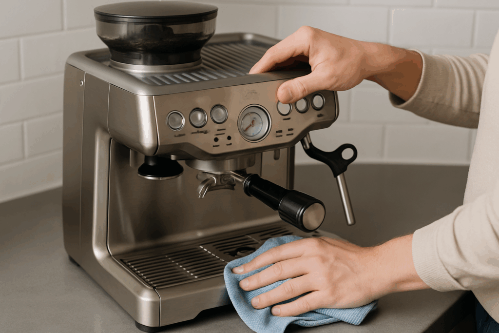 Sage Barista Express schoonmaken