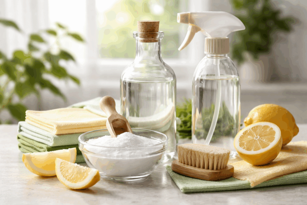 Schoonmaken met azijn