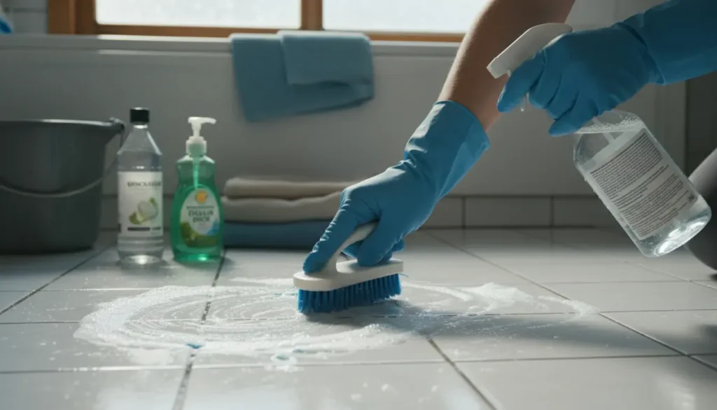 Tegels schoonmaken met azijn en afwasmiddel: zo pak je vet, vlekken en aanslag slim aan