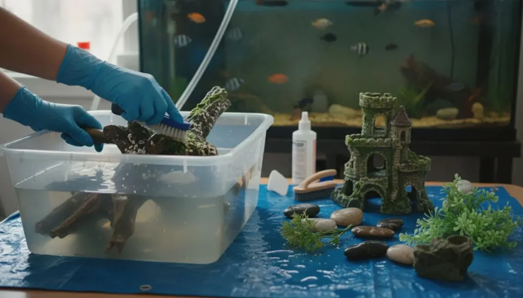 Decoratie aquarium schoonmaken: zo krijg je algen en aanslag weg zonder je water uit balans te trekken