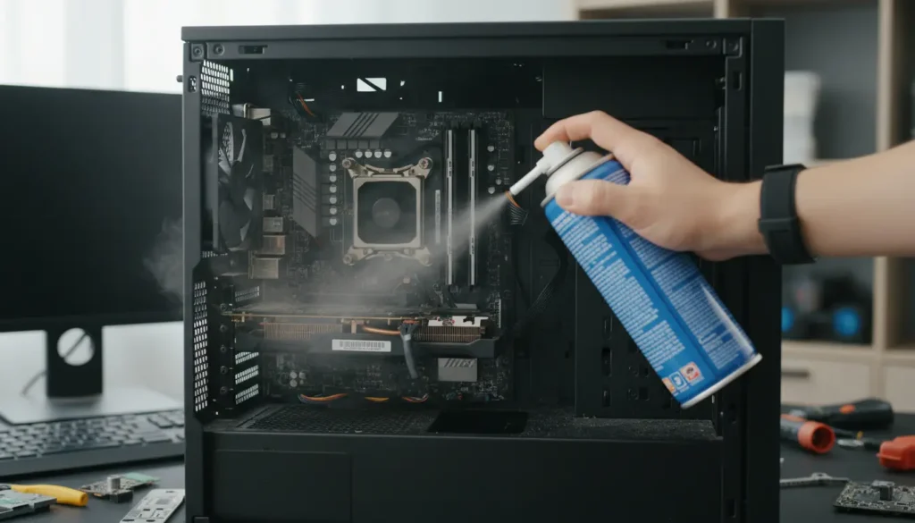 Perslucht computer schoonmaken: zo doe je het veilig en écht grondig (zonder schade)